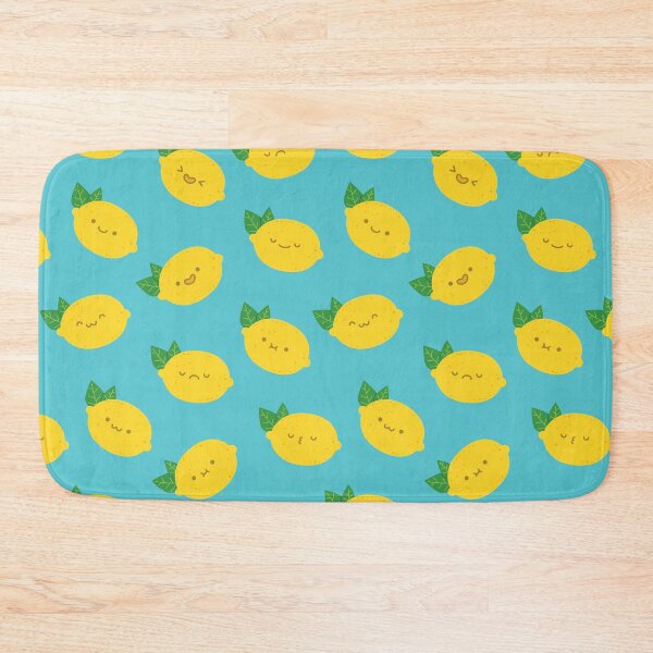 Item preview, Cute Lemons - Blue Pattern designed and sold by ElectricFangs.