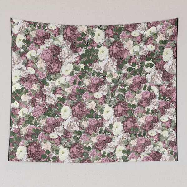 Item preview, Spring flowers, pink and white roses, peony, flowers, floral mask, cute, cool designed and sold by Collagedream.