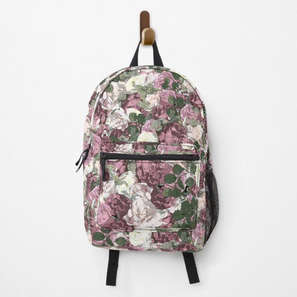 Item preview, Spring flowers, pink and white roses, peony, flowers, floral mask, cute, cool designed and sold by Collagedream.