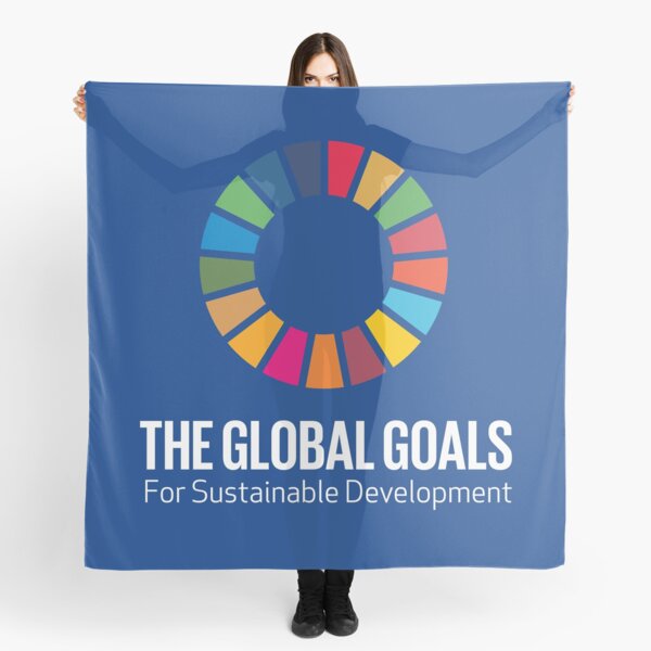 UN SDGs Logo | The GlobalGoals for Sustainable Development Scarf