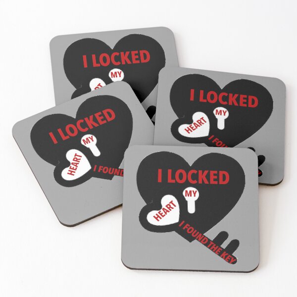 Item preview, I found the key,I locked my heart  designed and sold by Magdalineshop.