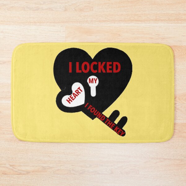 Item preview, I found the key,I locked my heart  designed and sold by Magdalineshop.