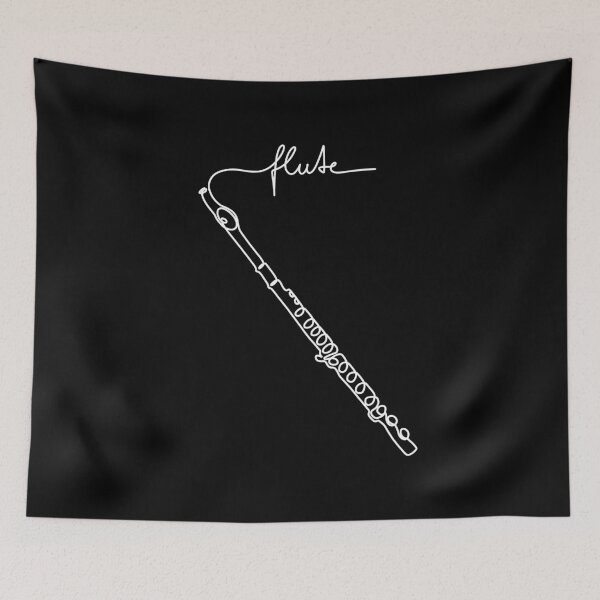 Item preview, MUSICONPRINT FLUTE musician band orchestra instrument designed and sold by yourtravelguide.