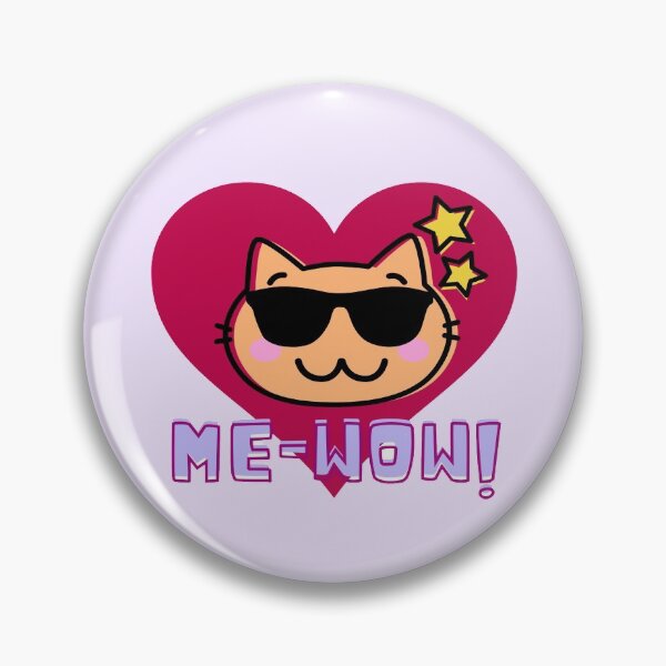 Item preview, Me-Wow - meow cool kitty in heart design designed and sold by priyankajustine.