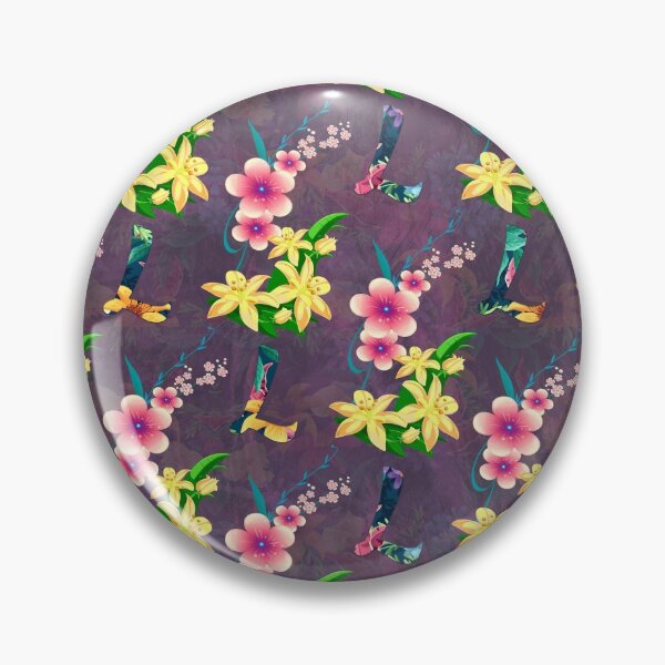 Item preview, Letter L with Floral pattern designed and sold by MoSaid.