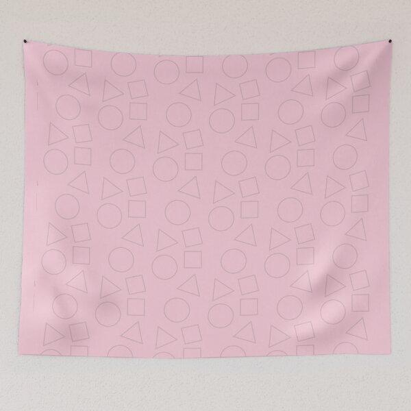 Item preview, Geometric Shapes Pattern - Plum Pink designed and sold by THEE24.