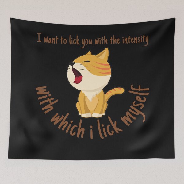 Item preview, Let Me Lick | Cute Cat designed and sold by KeleCo.