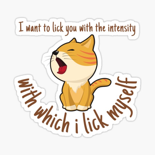 Item preview, Let Me Lick | Cute Cat designed and sold by KeleCo.