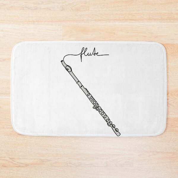 Item preview, MUSICONPRINT FLUTE colored musician band orchestra instrument designed and sold by yourtravelguide.