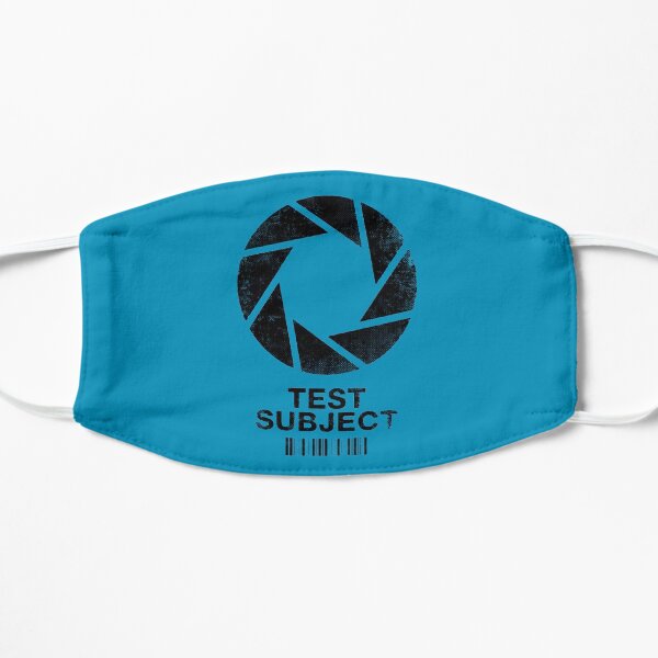 Portal - Test Subject Flat Mask