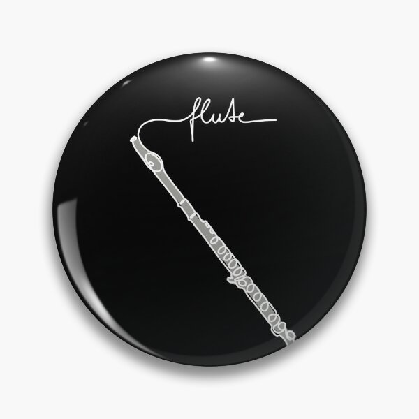 Item preview, MUSICONPRINT FLUTE colored musician band orchestra instrument designed and sold by yourtravelguide.