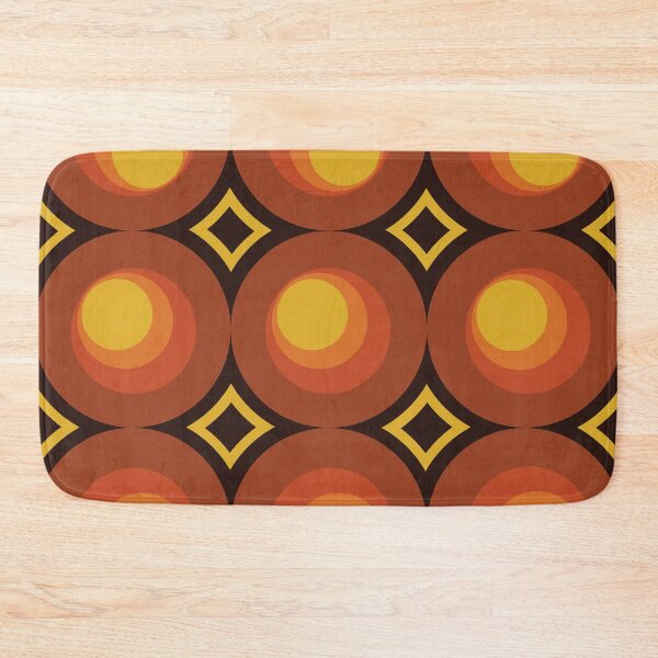 Item preview, 1970s Orange Mid-Century Modern Circle 2 designed and sold by MonstersMashU.
