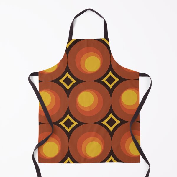 Item preview, 1970s Orange Mid-Century Modern Circle 2 designed and sold by MonstersMashU.