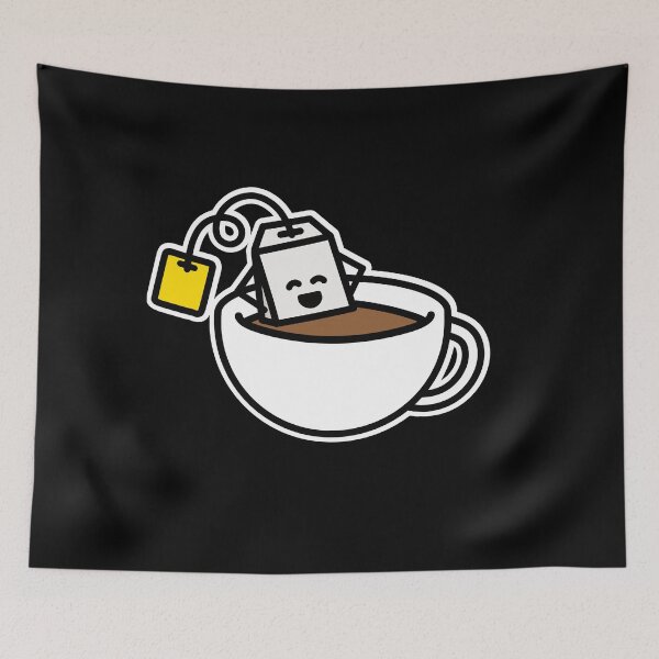 Item preview, Funny tea bag in teacup spa relaxing cup of tea designed and sold by LaundryFactory.