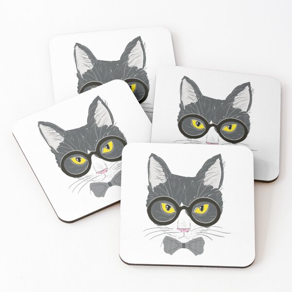 Item preview, Hipster Cat designed and sold by Anzarr.