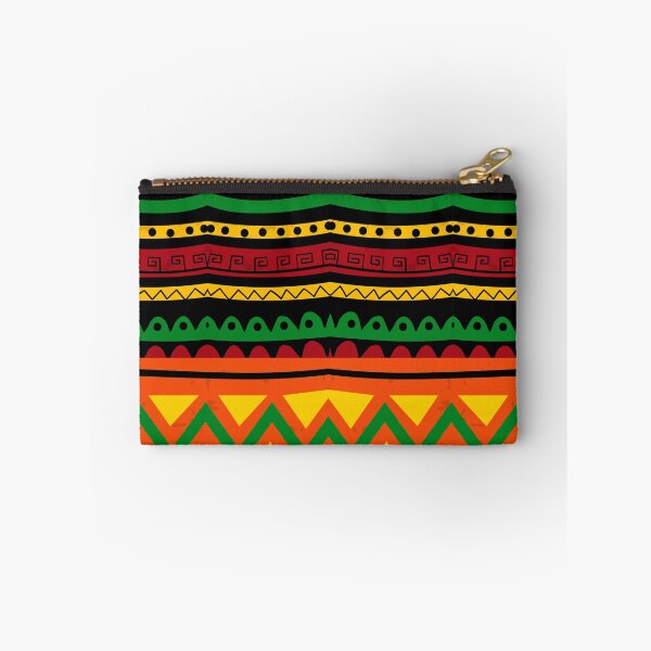 Item preview, AFRICAN PRINT ORANGE, BURT ORANGE GREEN YELLOW designed and sold by wildwhimsical.