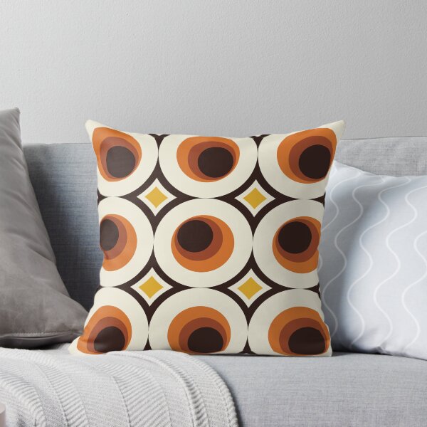 Artikel-Vorschau von 1970er Orange Mid-Century Modern Kreis 1, designt und verkauft von MonstersMashU.
