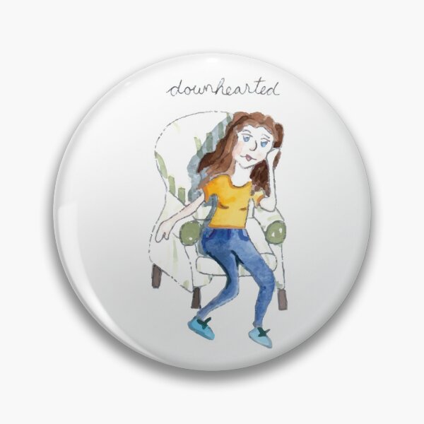 Item preview, Girl Sitting-Downhearted designed and sold by Verity Elise Design.