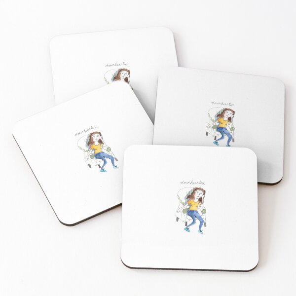 Item preview, Girl Sitting-Downhearted designed and sold by Verity Elise Design.