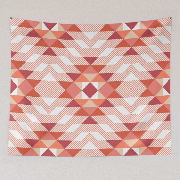Item preview, Modern Coral Pink Pattern designed and sold by Mariel  Toigo.