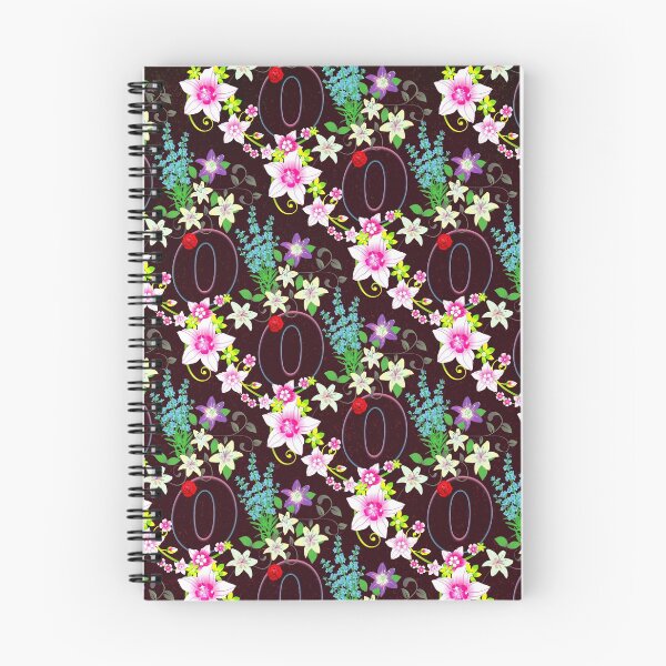Item preview, Pattern of Floral and Letter O  designed and sold by MoSaid.
