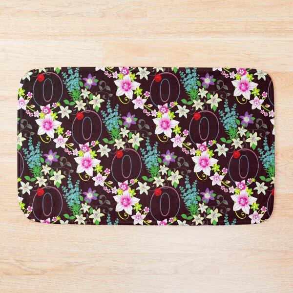 Item preview, Pattern of Floral and Letter O  designed and sold by MoSaid.