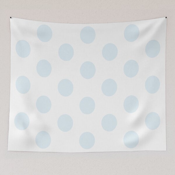 Item preview, Large PALE BLUE and WHITE POLKA DOTS designed and sold by RachelMacht.