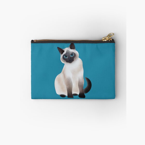 Item preview, Siamese cat with blue eyes design designed and sold by unepommedeterre.