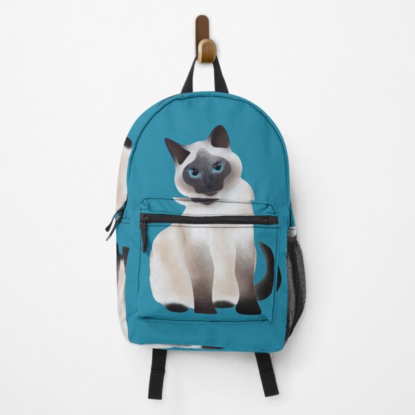Item preview, Siamese cat with blue eyes design designed and sold by unepommedeterre.