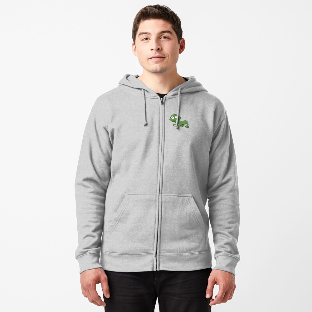Sausage Frog Zipped Hoodie