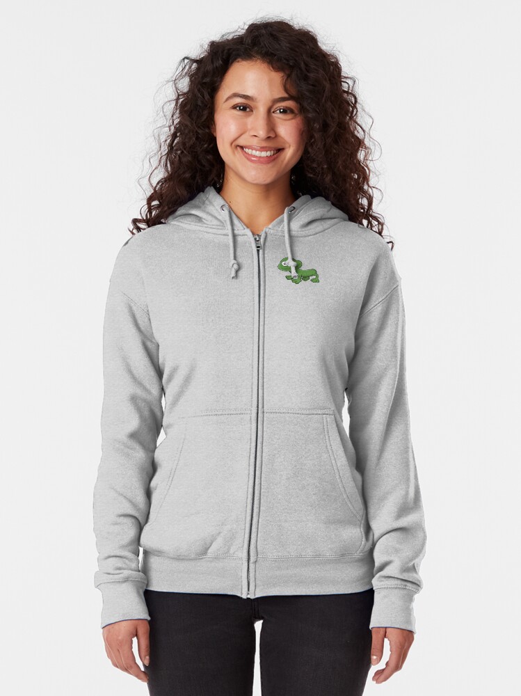 Alternate view of Sausage Frog Zipped Hoodie