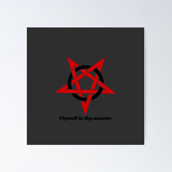 Item preview, Thyself is thy master. designed and sold by ANightbird13.