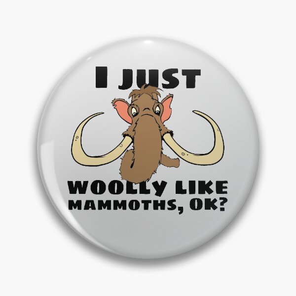 Artikelvorschau, Woolly Mammoth Pun Ich habe gerade Woolly Like Mammoths Graphic entworfen und verkauft von Huhnerdieb Apparel.
