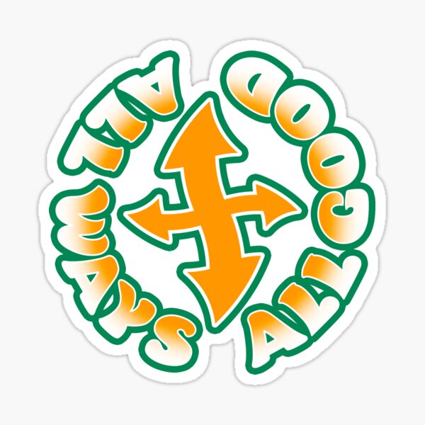 All Ways / All Good - Casque Daniel Ricciardo 2021. Sticker