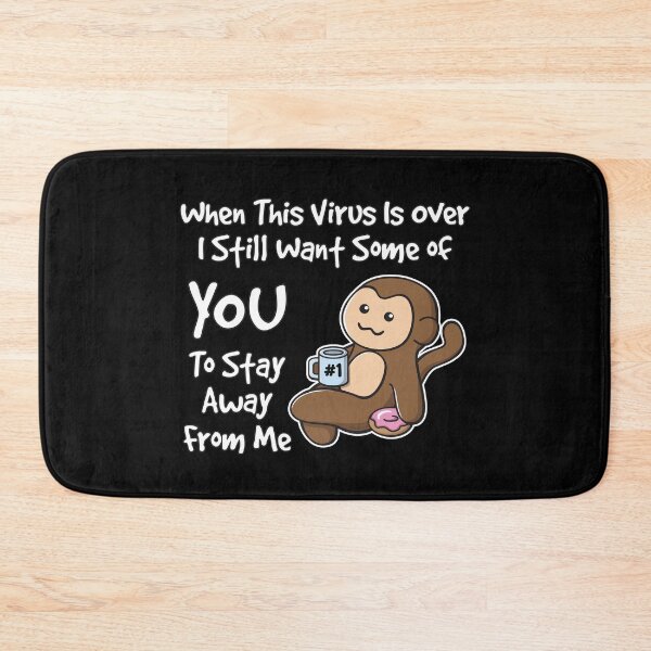 Item preview, When This Virus Is Over Ooptee Monkey Coffee Cup Funny Cartoon designed and sold by OopteesLydia.