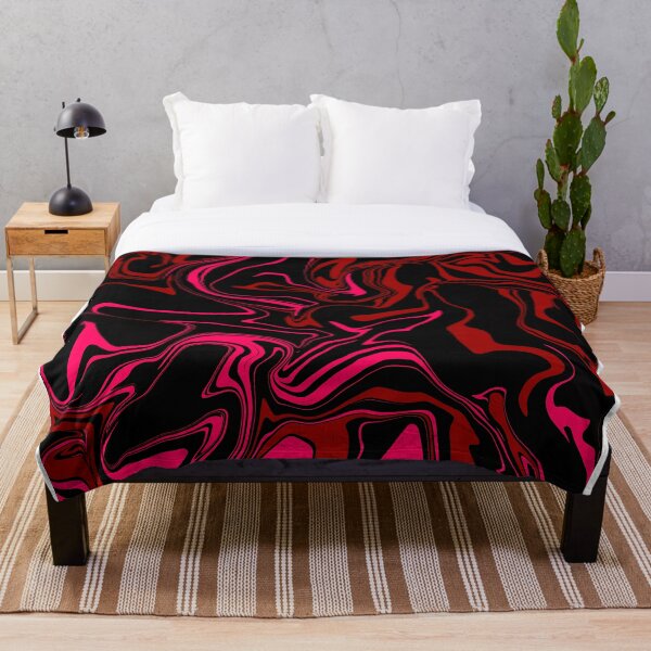 Item preview, Derretimiento abstracto rosa rojo y negro designed and sold by WildNClassyFun.