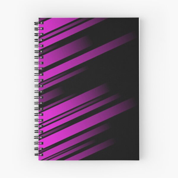Item preview, Abstract Glowing Fuchsia and Black Striped designed and sold by SoccaTamam.