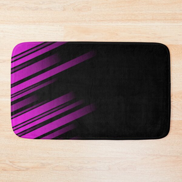 Item preview, Abstract Glowing Fuchsia and Black Striped designed and sold by SoccaTamam.
