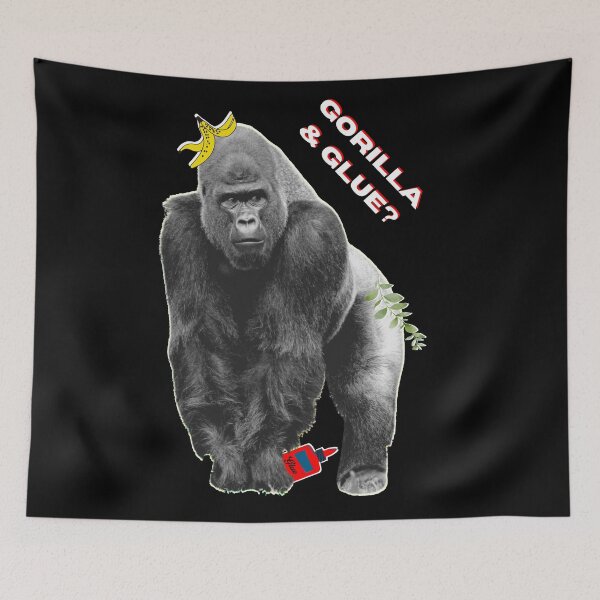 Item preview, What happens when a Gorilla gets hold of a bottle of glue? 2 designed and sold by AnnaBBS.