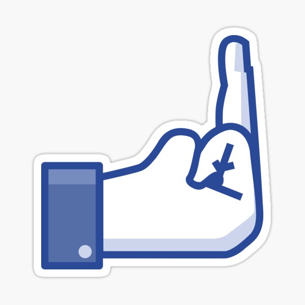 Artikel-Vorschau von Facebook Stinkefinger, designt und verkauft von Nordwind.