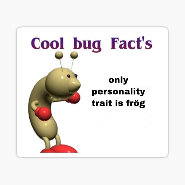 "cool frog facts" Sticker for Sale by suqqulent Redbubble