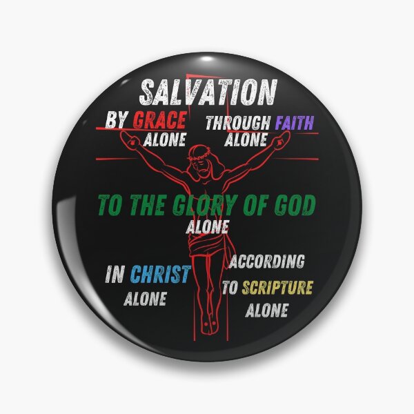 Item preview, Salvation By Grace Alone Through Faith Alone In Christ Alone Christian Creed designed and sold by Marathon-Runner.