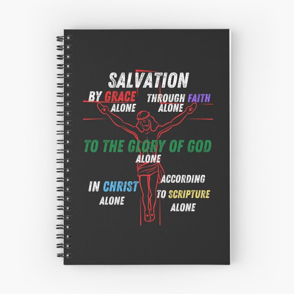 Item preview, Salvation By Grace Alone Through Faith Alone In Christ Alone Christian Creed designed and sold by Marathon-Runner.