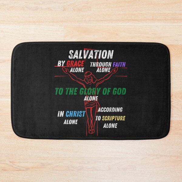 Item preview, Salvation By Grace Alone Through Faith Alone In Christ Alone Christian Creed designed and sold by Marathon-Runner.