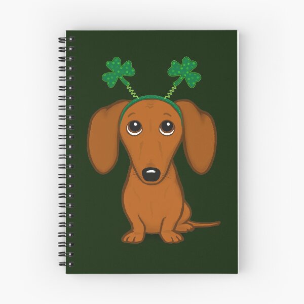 Item preview, Saint Patricks's Day Dog | Funny Shamrock Dachshund | Cute Wiener Dog designed and sold by Jenn Inashvili.