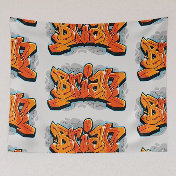 Item preview, Brian Graffiti Name designed and sold by NameGraffiti.