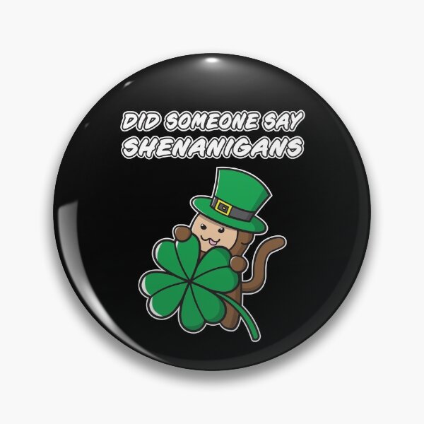 Artikelvorschau, St. Patrick's Day Ooptees Affe Shenanigans entworfen und verkauft von OopteesLydia.