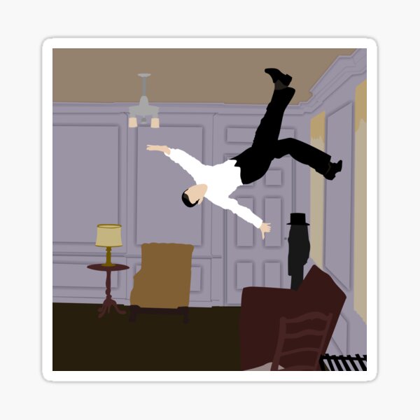 Artikel-Vorschau von Fred Astaire tanzt an der Decke (Royal Wedding, 1951), designt und verkauft von thegleaners.