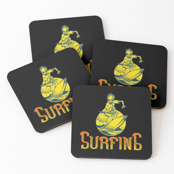 Item preview, SKULL SURFING DESIGN  designed and sold by Picspot.