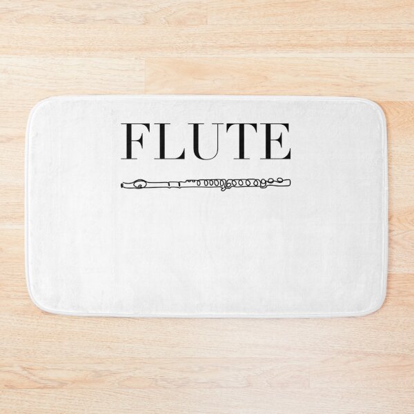Item preview, MUSICONPRINT FLUTE ELEGANT Chic musician band orchestra instrument designed and sold by yourtravelguide.